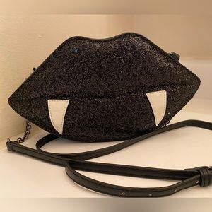 Sparkly Vampire Teeth Purse